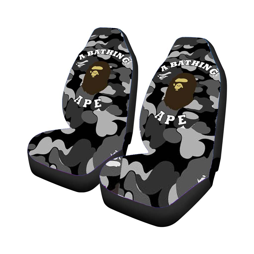 Bape Camo A Bathing Car Front Seat Covers