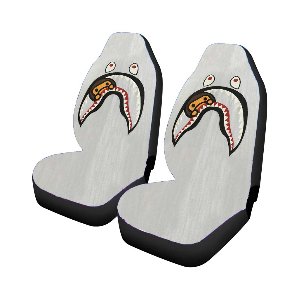 Bape Milo Shark Car Front Seat Covers