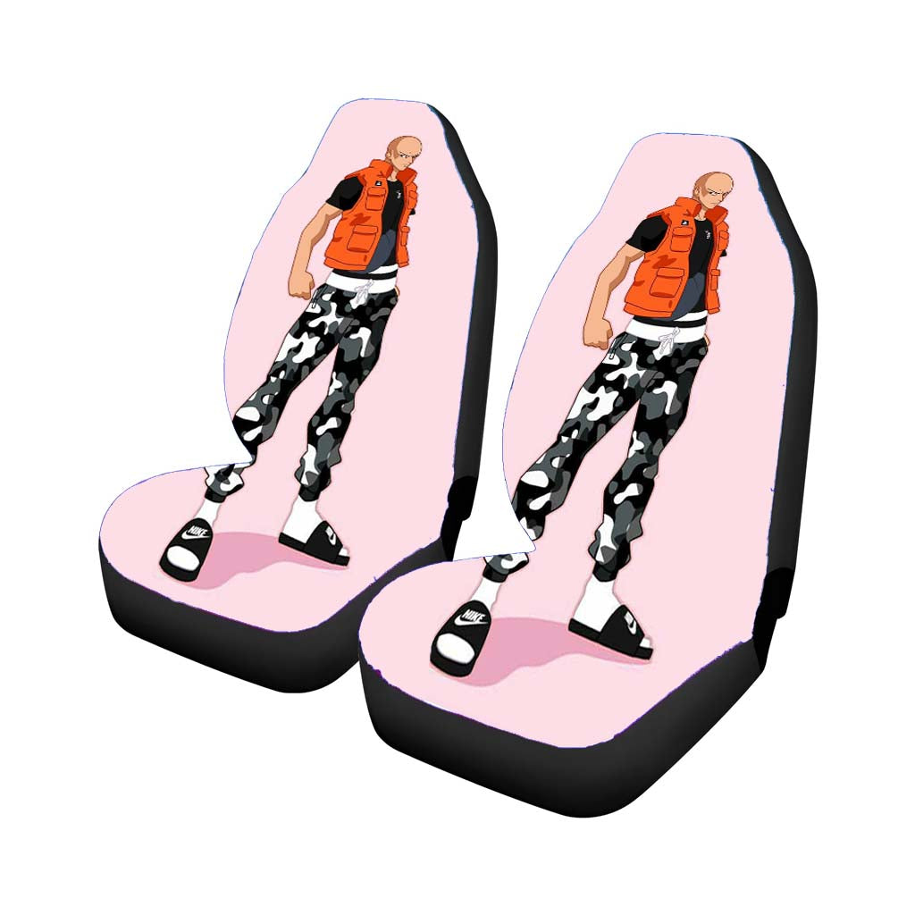 Bape Saitama One Punchman Car Front Seat Covers