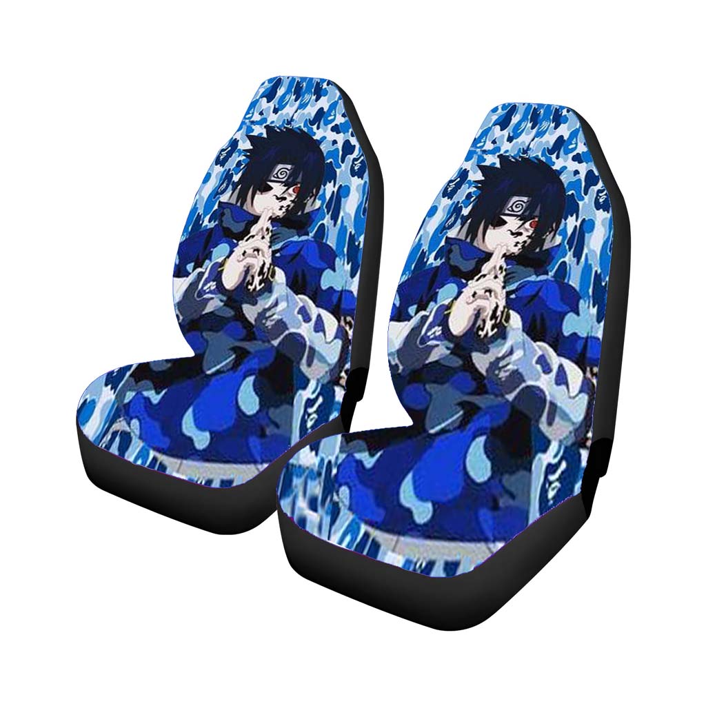 Bape X Sasuke Car Front Seat Covers