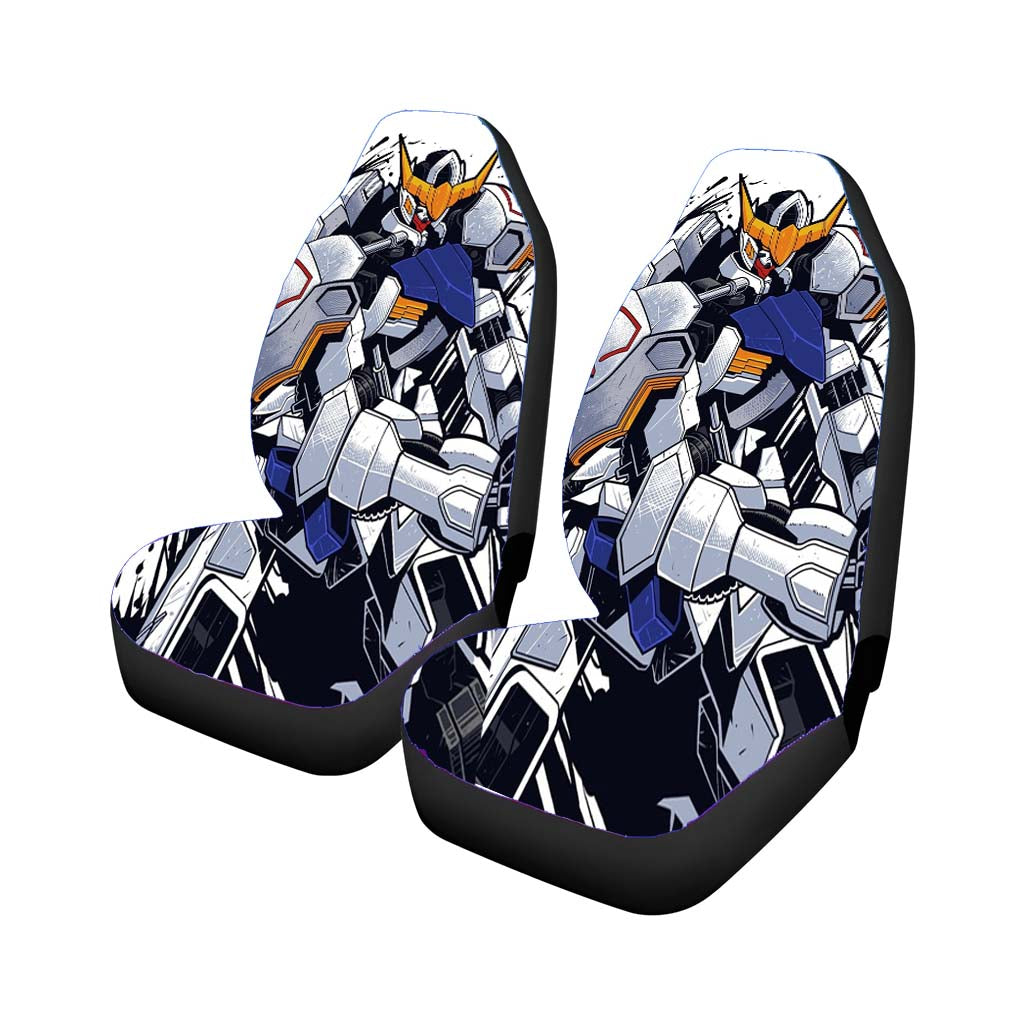 Barbatos Gundam Mecha Car Front Seat Covers