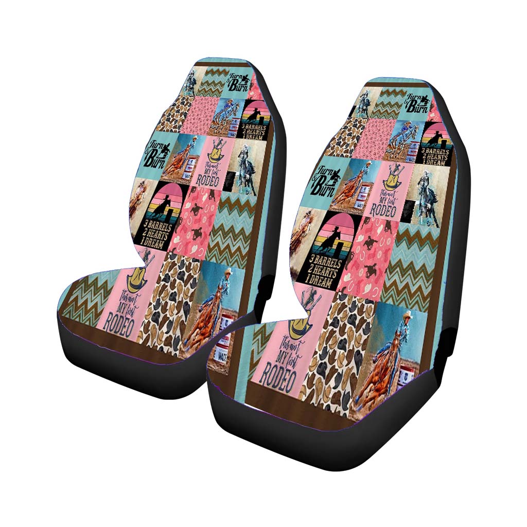 Barrel Racing Car Front Seat Covers