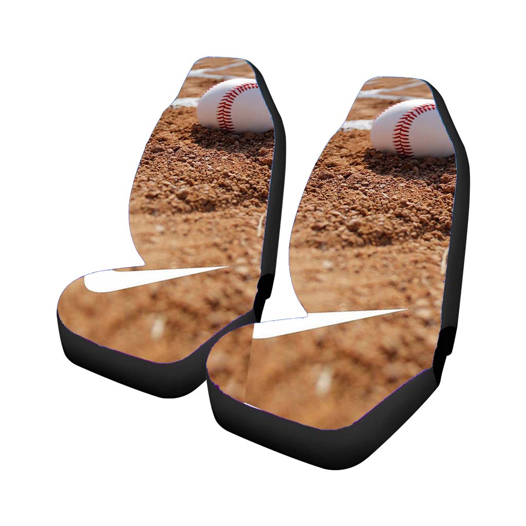 Baseball Field Nike Car Front Seat Covers
