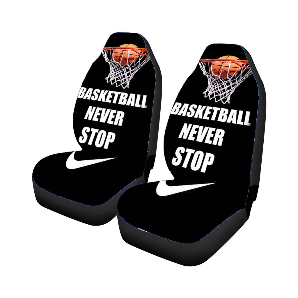 Basketball Never Stop Nike Car Front Seat Covers