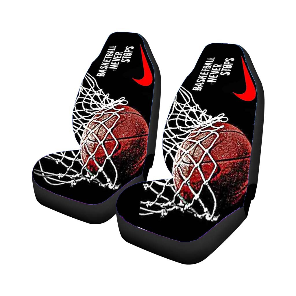 Basketball Never Stops Nike Car Front Seat Covers