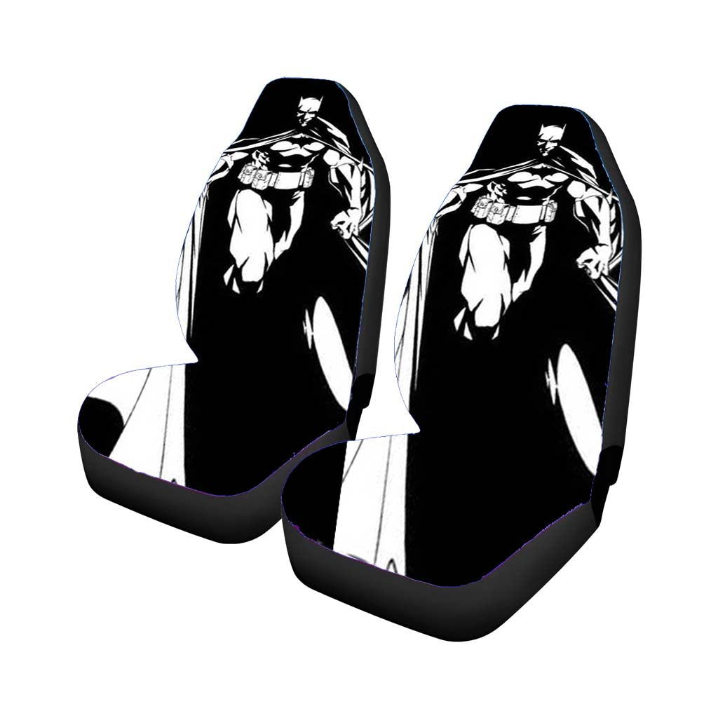 Batman All Bw Car Front Seat Covers