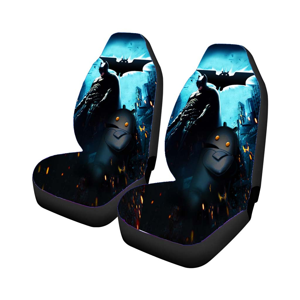 Batman And Android Car Front Seat Covers