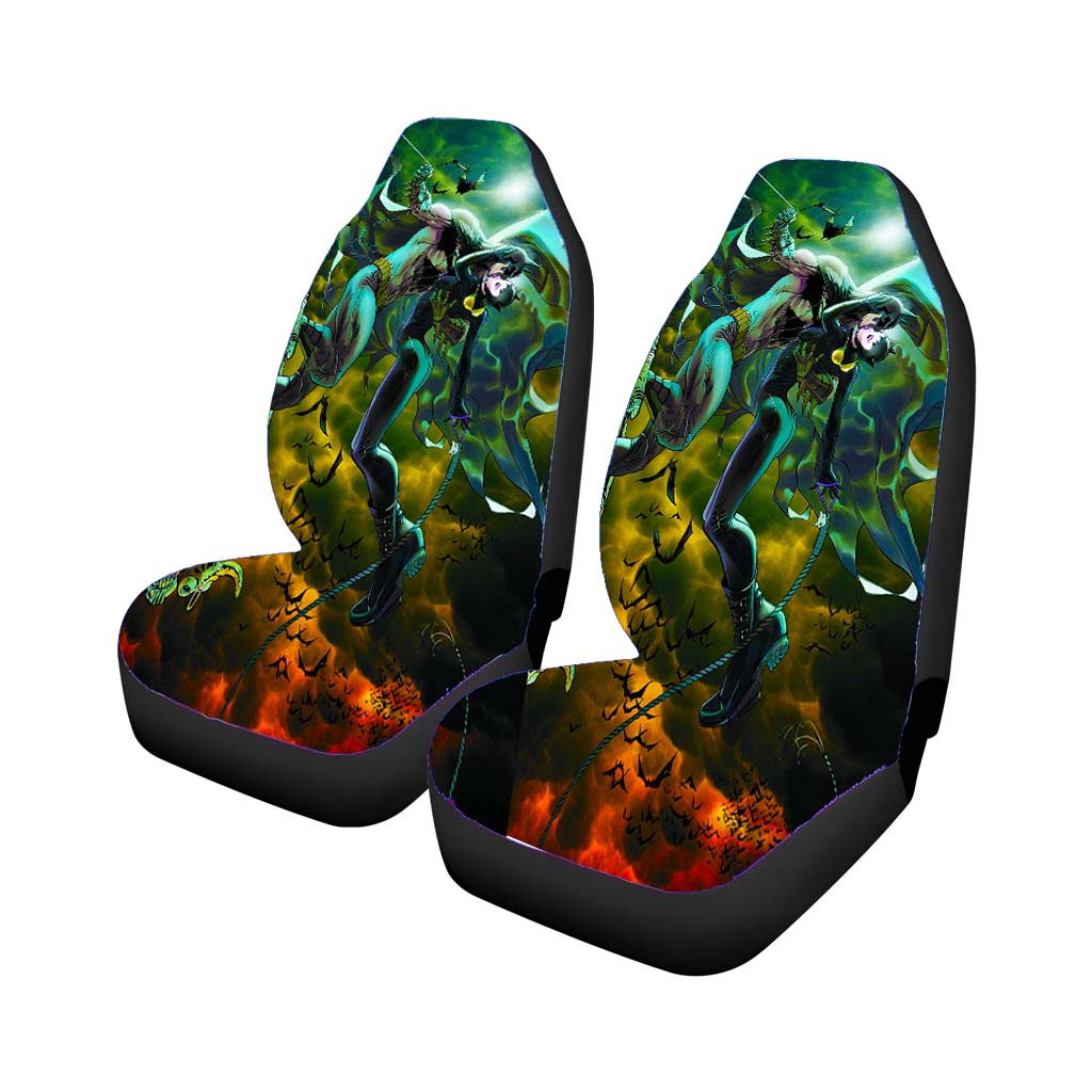Batman And Catwoman Kiss Car Front Seat Covers