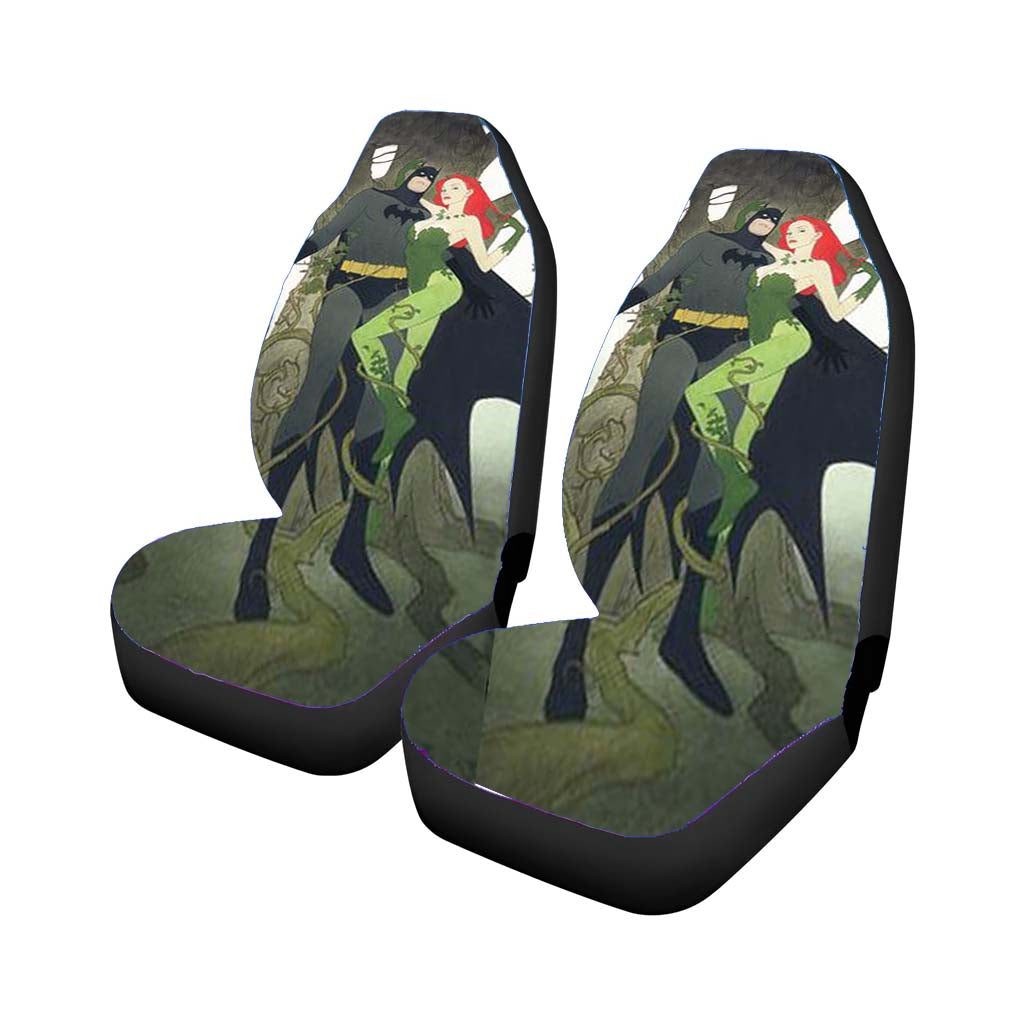 Batman And Ivy Make Love Car Front Seat Covers