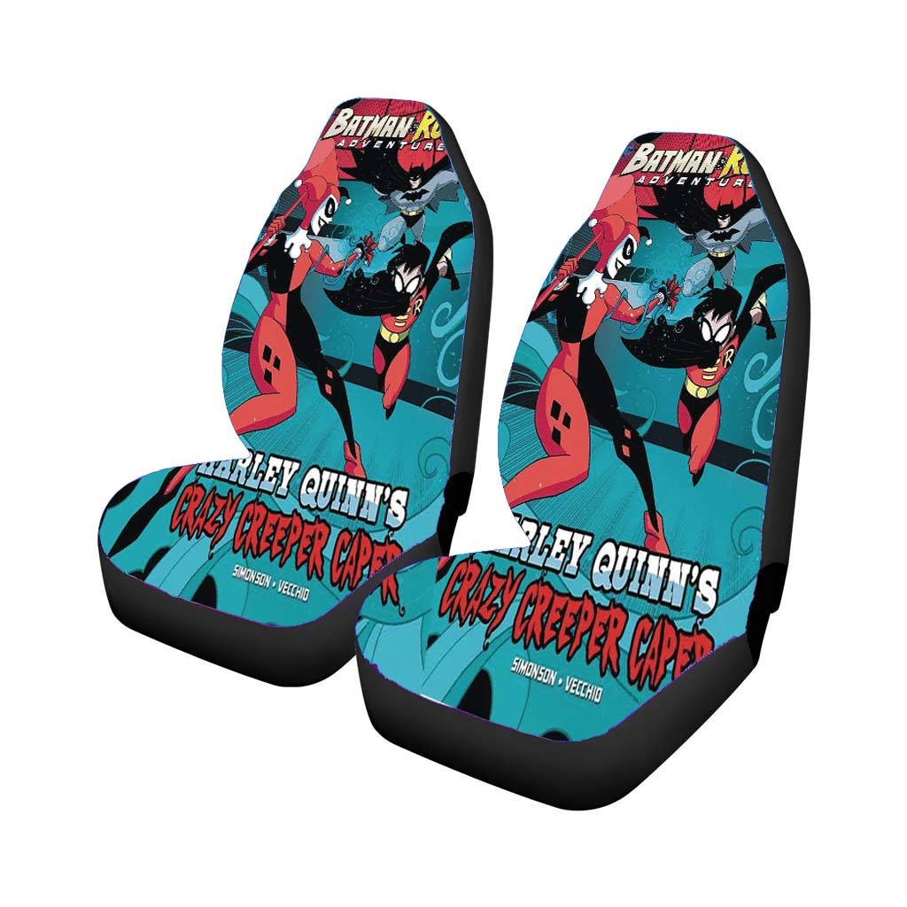 Batman And Robin Adventures Harley Quinns Crazy Creeper Caper Car Front Seat Covers