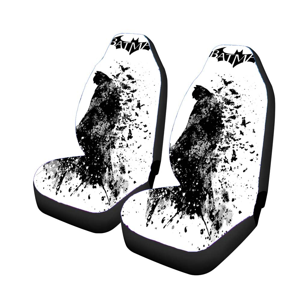 Batman Art Night Watercolor Car Front Seat Covers