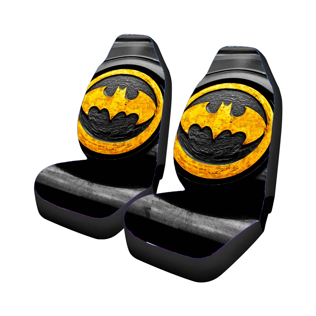 Batman Batmobile Logo Car Front Seat Covers