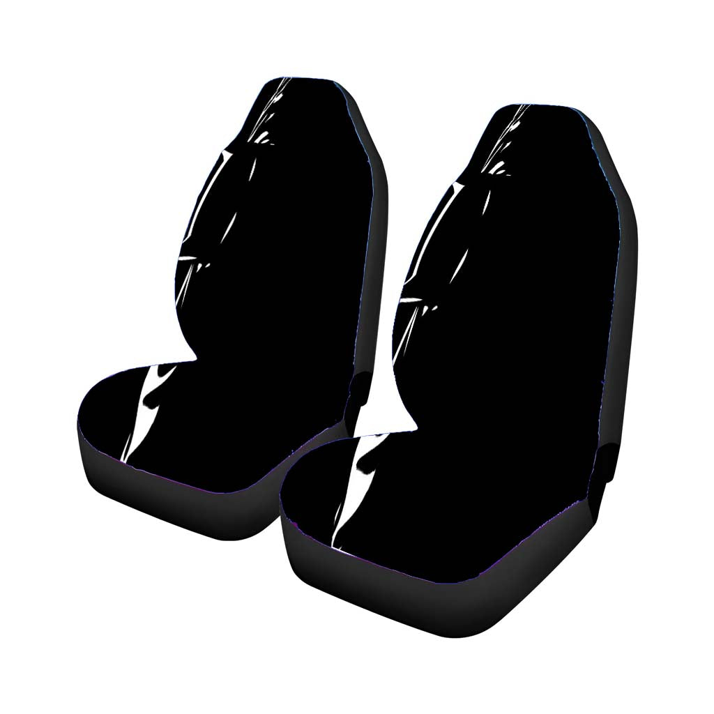 Batman Black And White Car Front Seat Covers