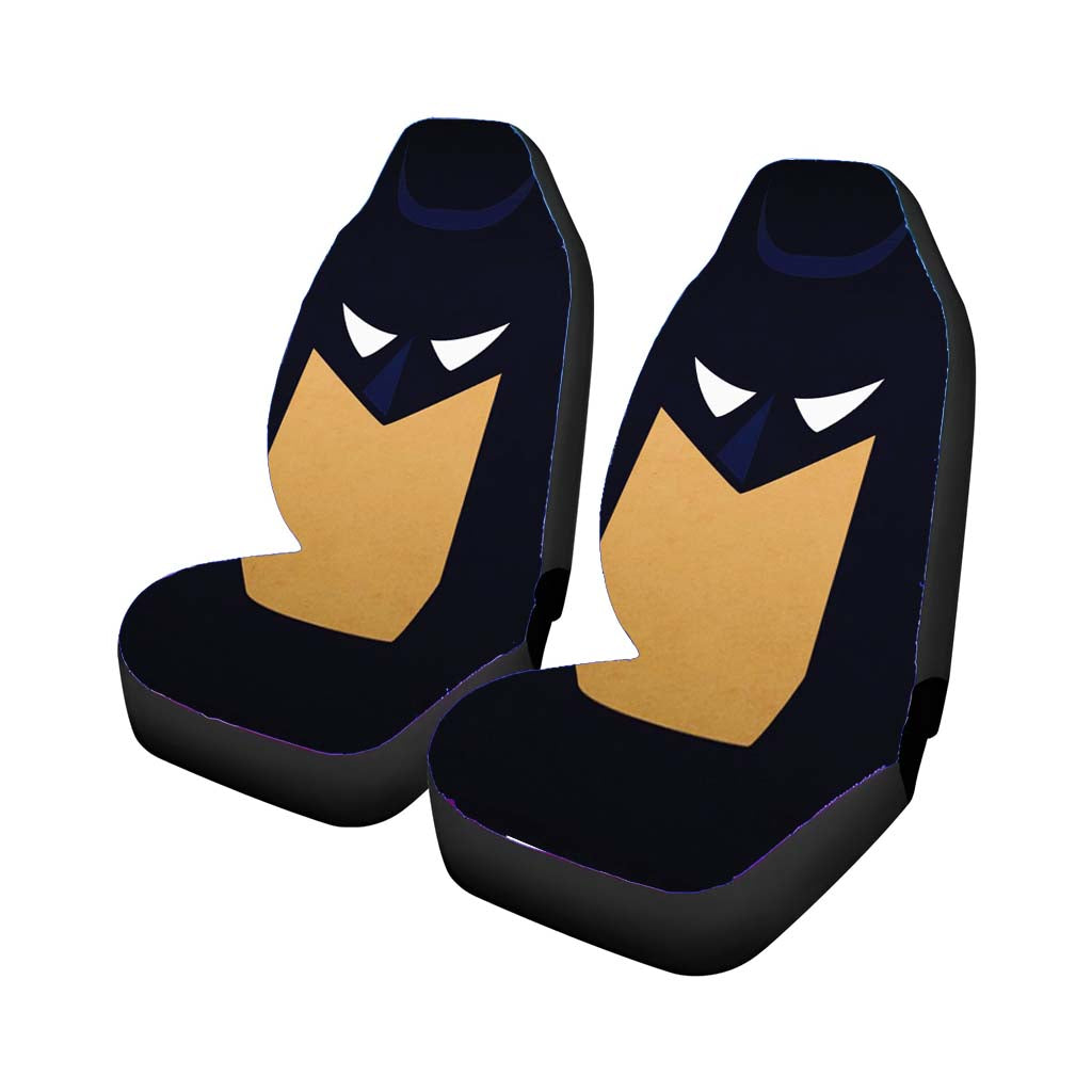 Batman Face Vector Car Front Seat Covers