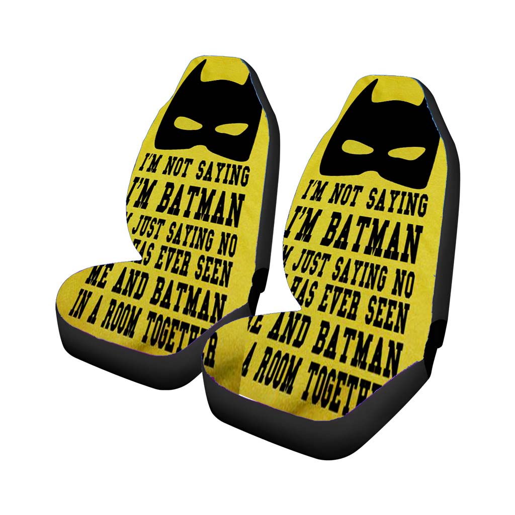 Batman Funny Quote Car Front Seat Covers