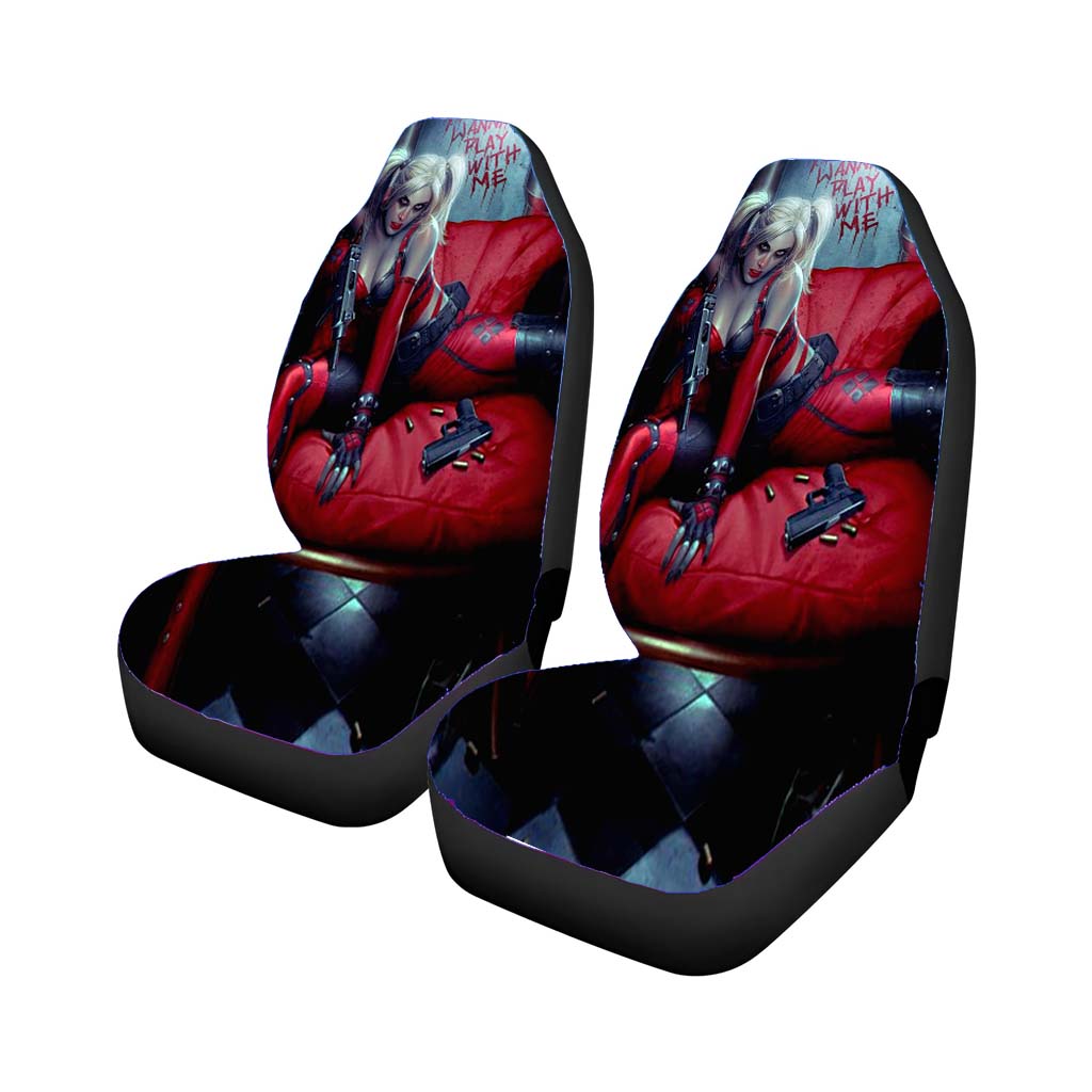 Batman Harley Quinn Blood Blonde Car Front Seat Covers