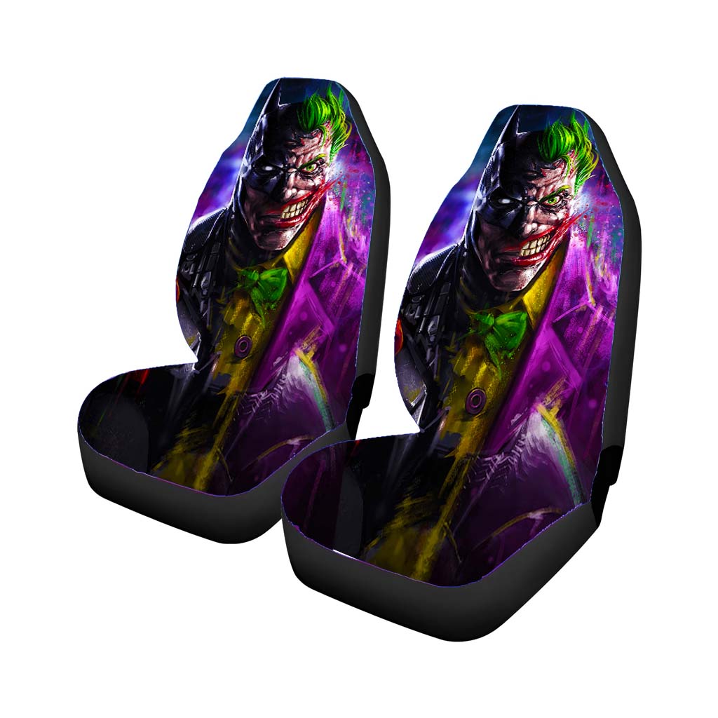 Batman Joker Half Face Car Front Seat Covers