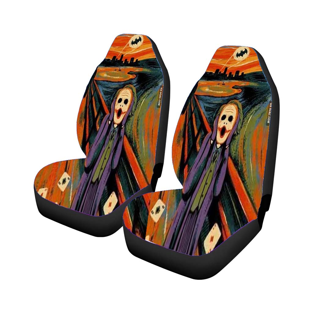Batman Joker Starry Night Van Gogh Car Front Seat Covers