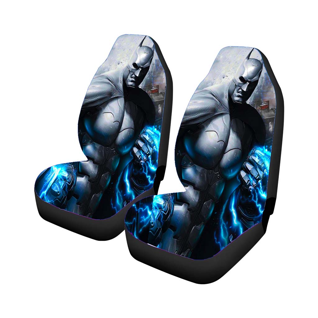 Batman Lightning Fist Car Front Seat Covers