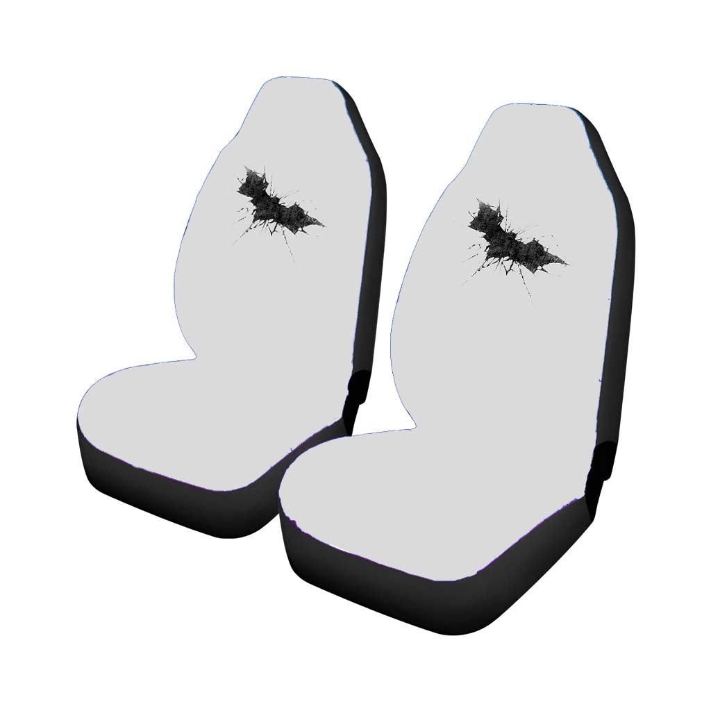 Batman Logo Crack Car Front Seat Covers
