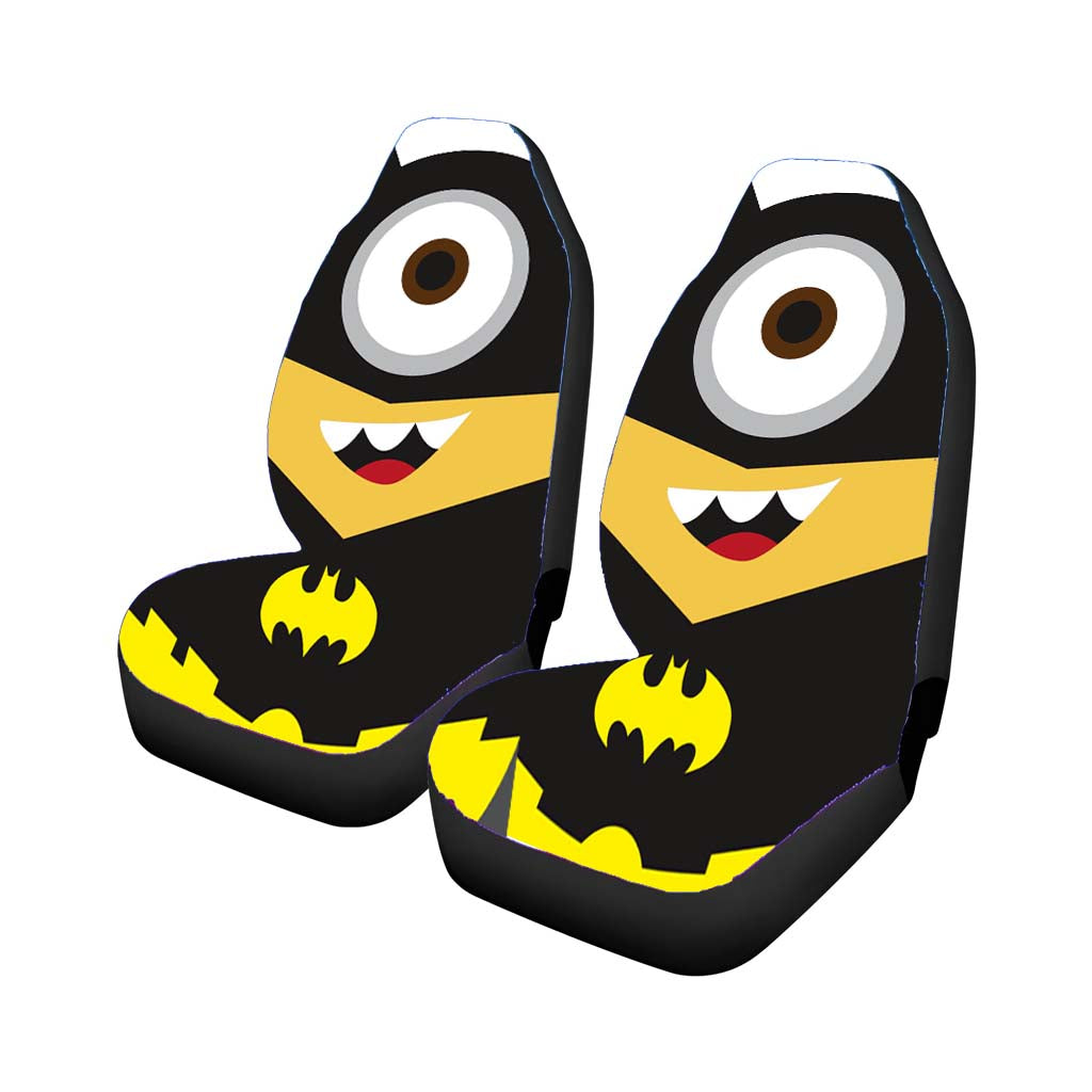 Batman Minion Cartoon Car Front Seat Covers