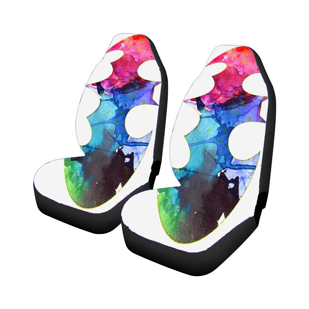 Batman Nebula Painting 2 Car Front Seat Covers
