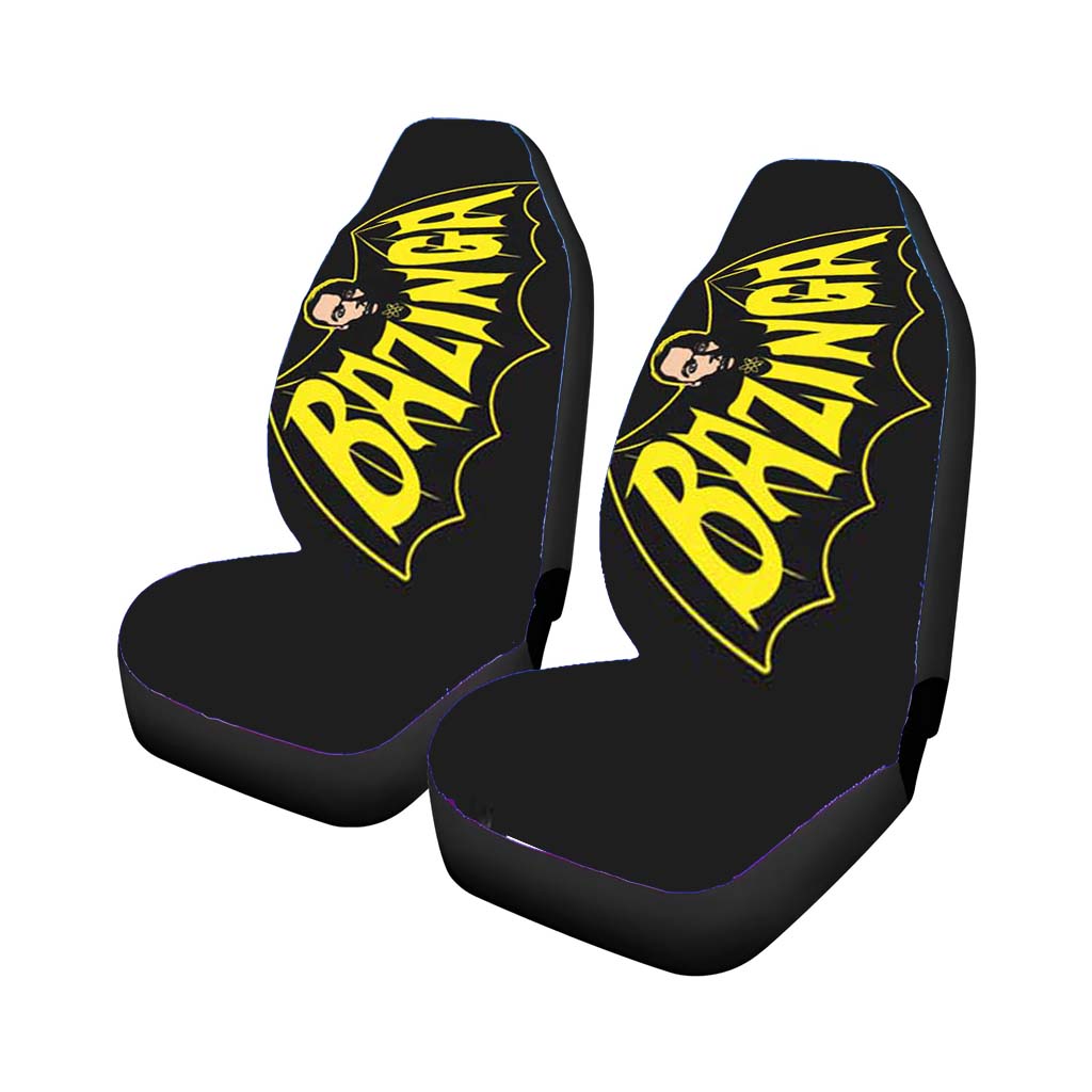 Big Bang Theory Batman Bazinga Rear Car Seat Covers