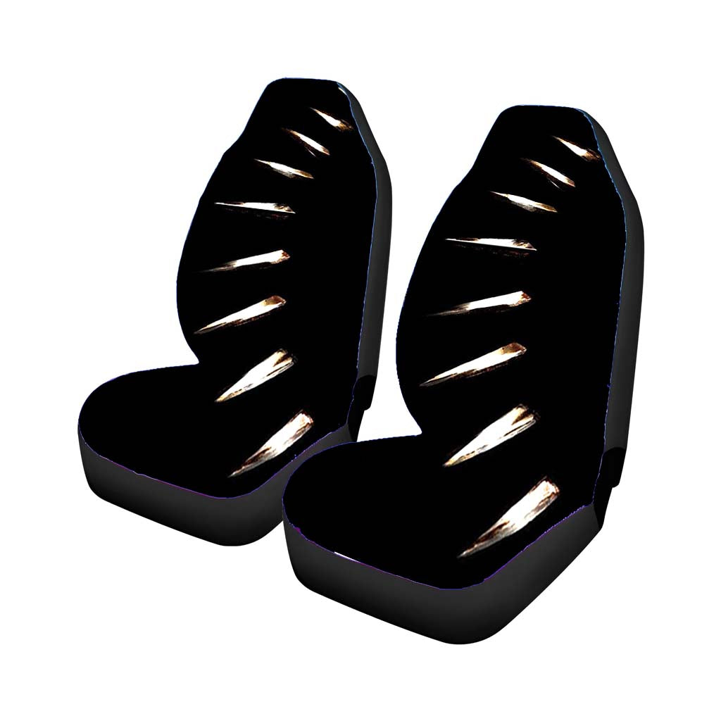 Black Panther Attribute Rear Car Seat Covers
