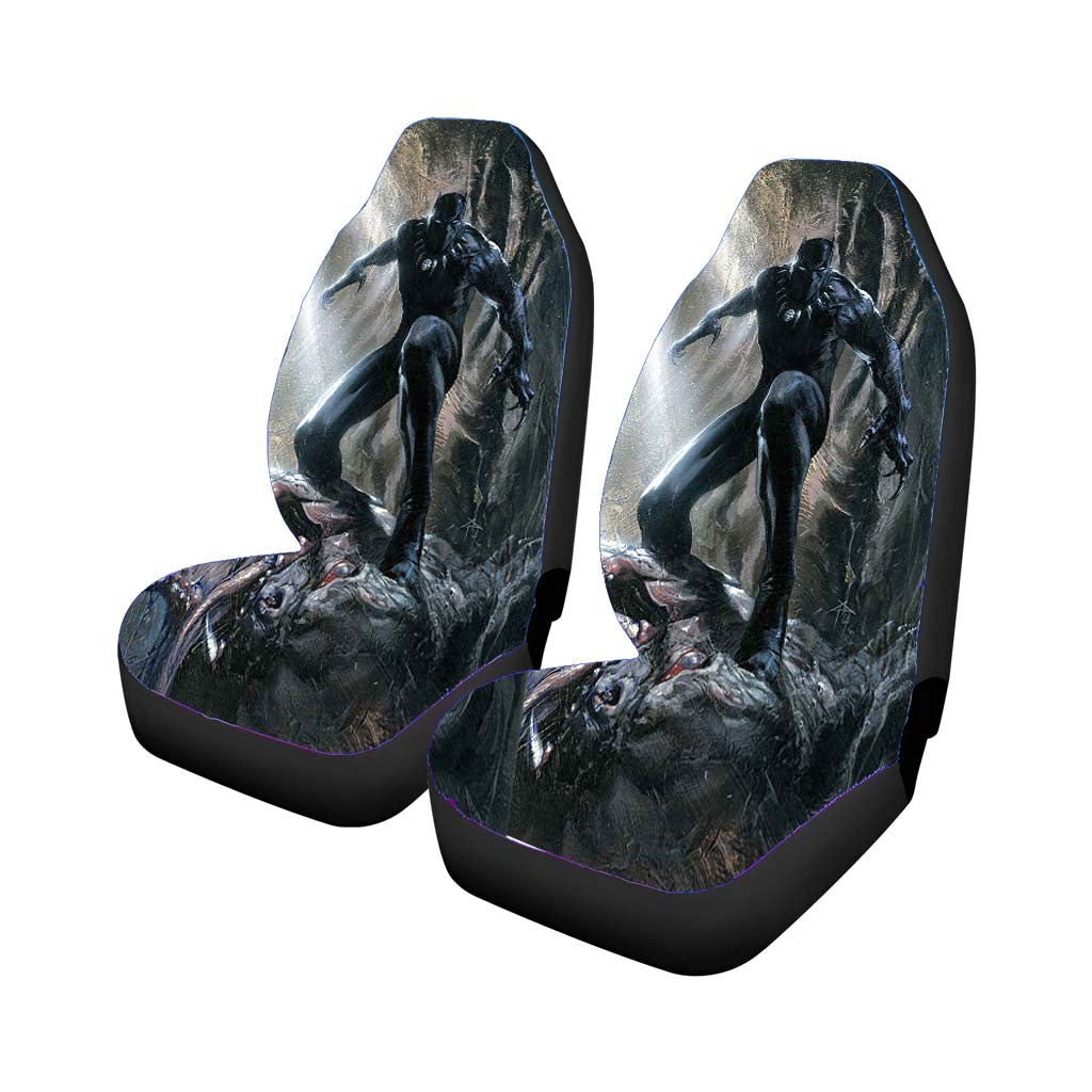 Black Panther Marvel Rear Car Seat Covers
