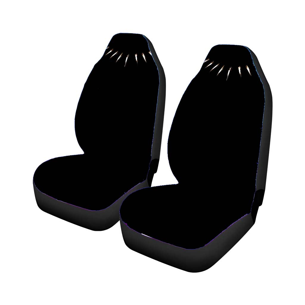 Black Panther Necklace Rear Car Seat Covers