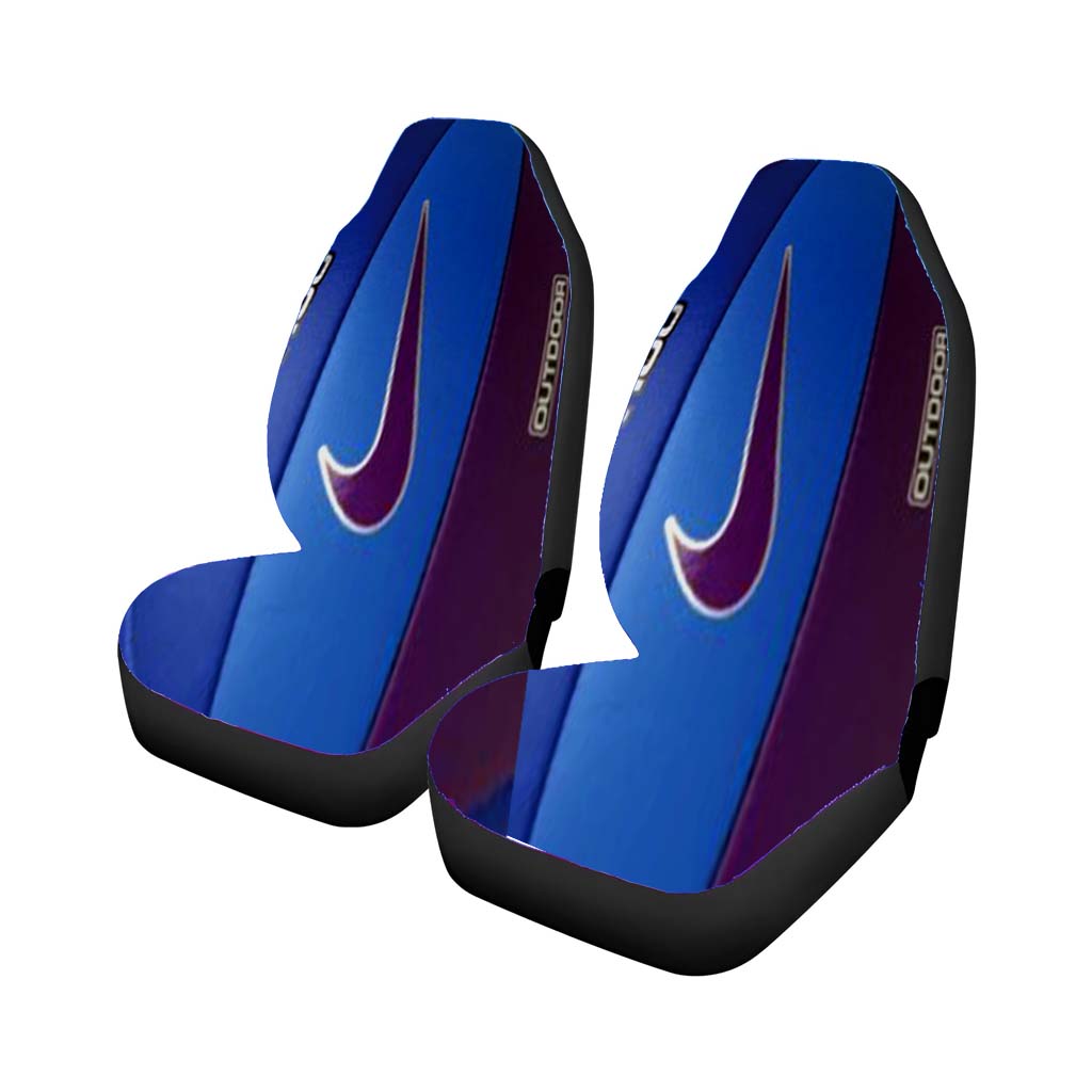 Blue Volley Ball Nike 2 Rear Car Seat Covers
