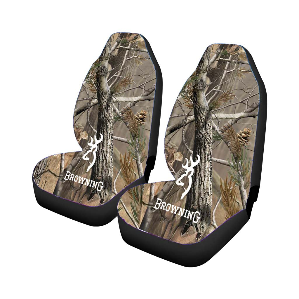 Browning Deer Logo Realtree Rear Car Seat Covers