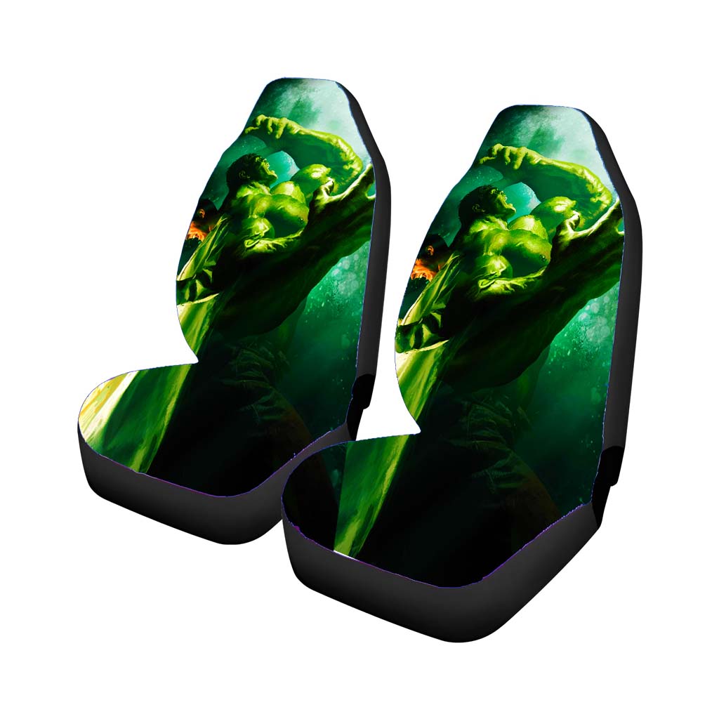 Bruce Banner Hulk Transform Rear Car Seat Covers