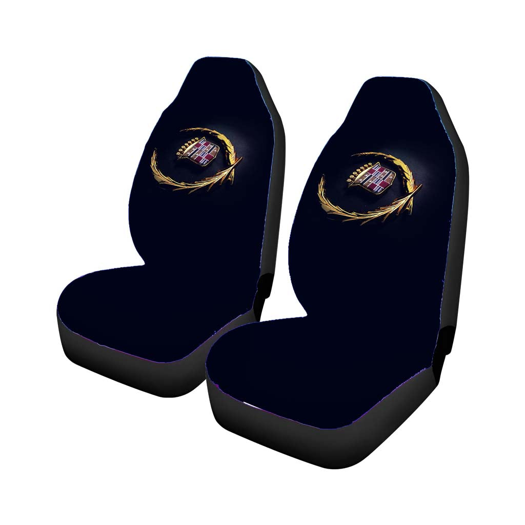 Cadillac Logo Car Dark Rear Car Seat Covers