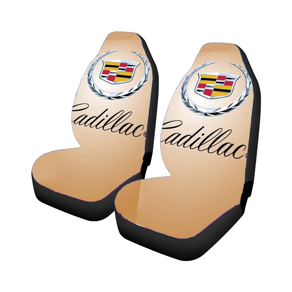 Cadillac Logo Wood Rear Car Seat Covers