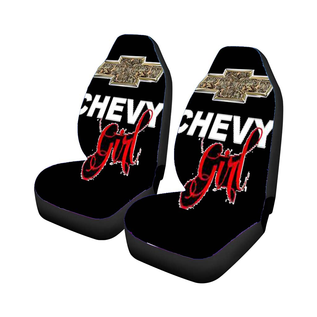 Camo Chevy Girl Rear Car Seat Covers