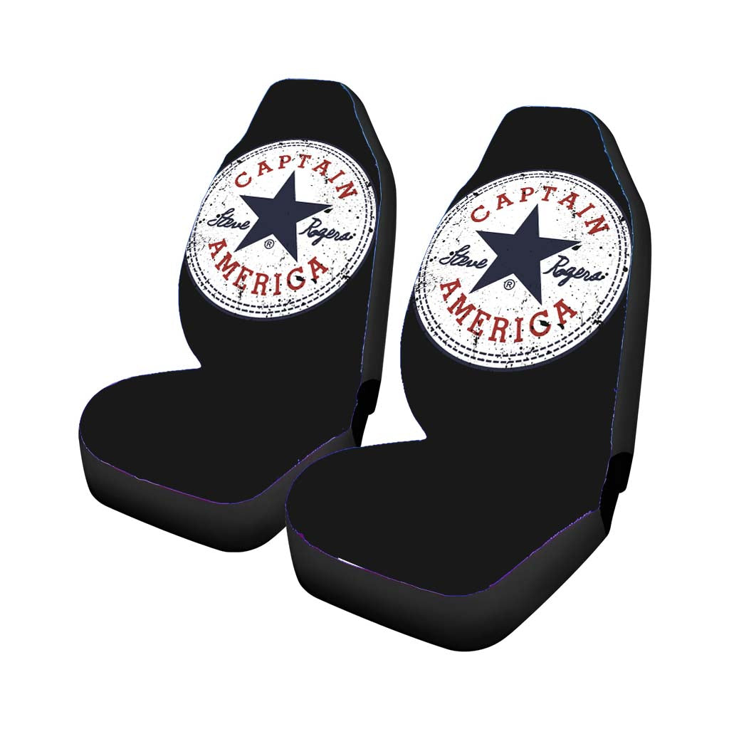 Captain America All Stars Rear Car Seat Covers
