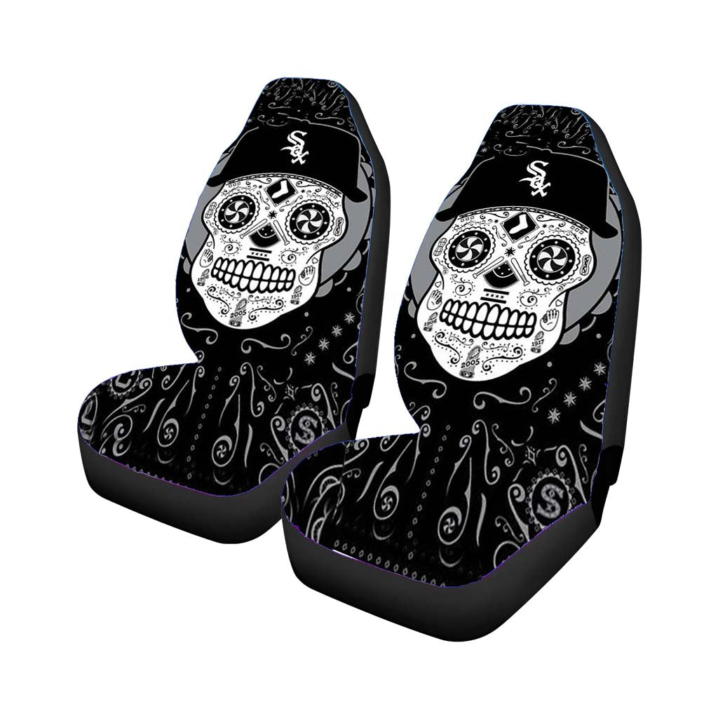 Chicago White Sox Skull Rear Car Seat Covers