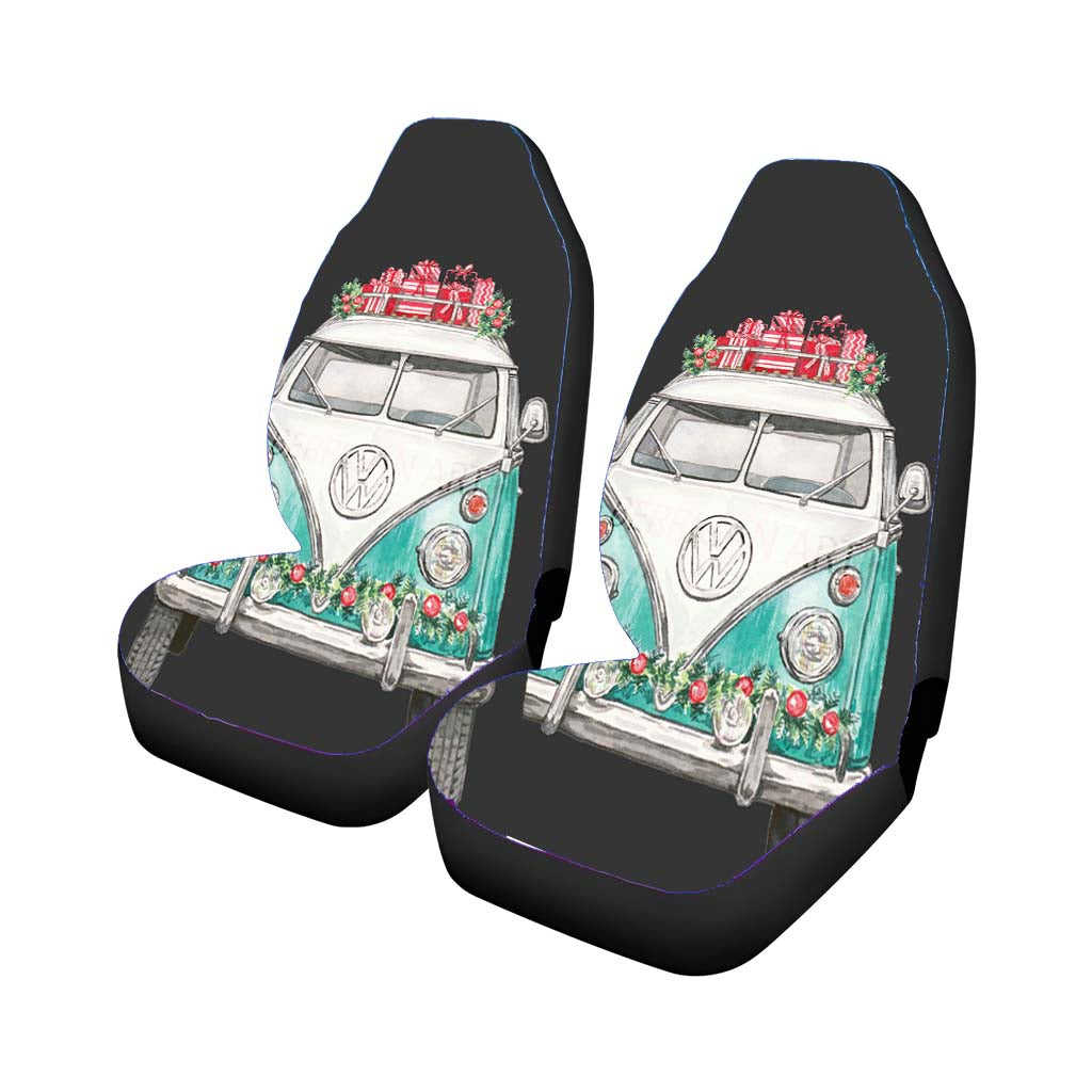 Christmas Vw Rear Car Seat Covers