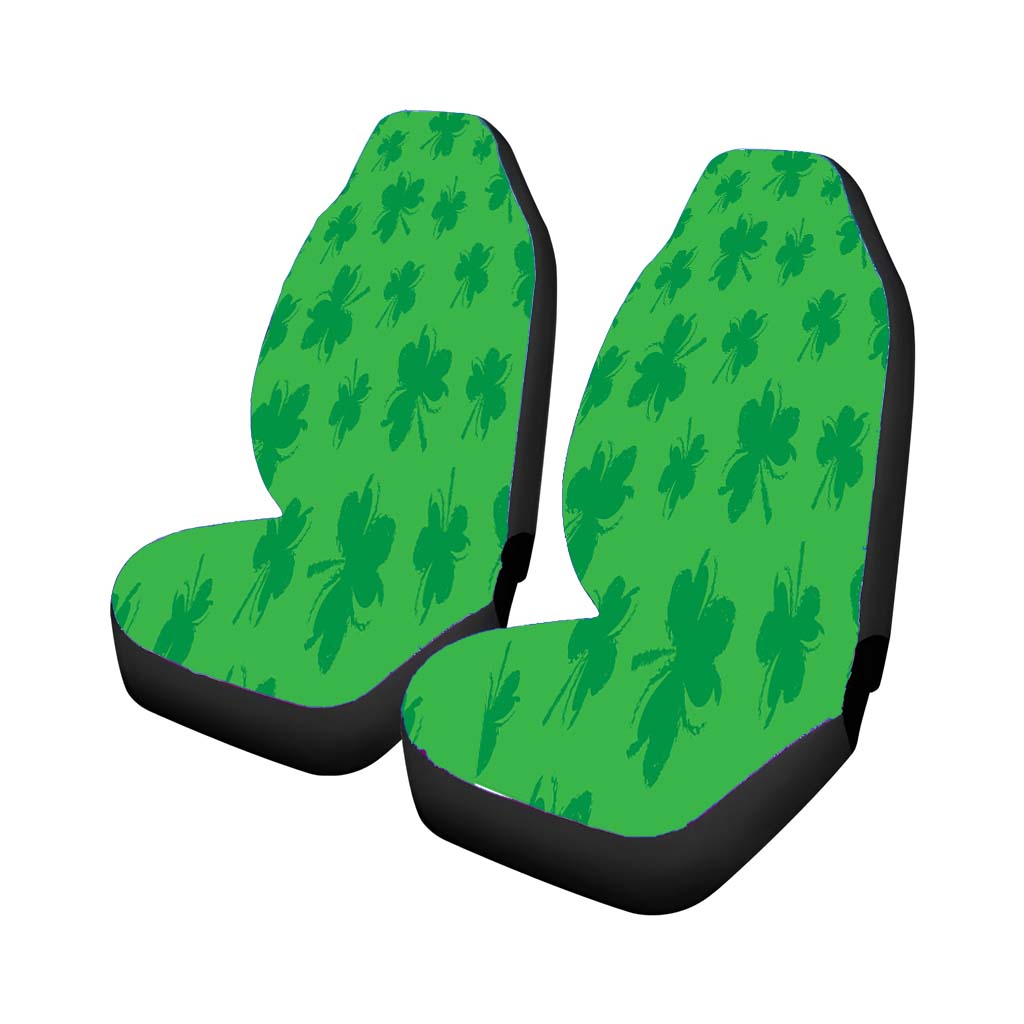 Clover Patrick Pattern Rear Car Seat Covers
