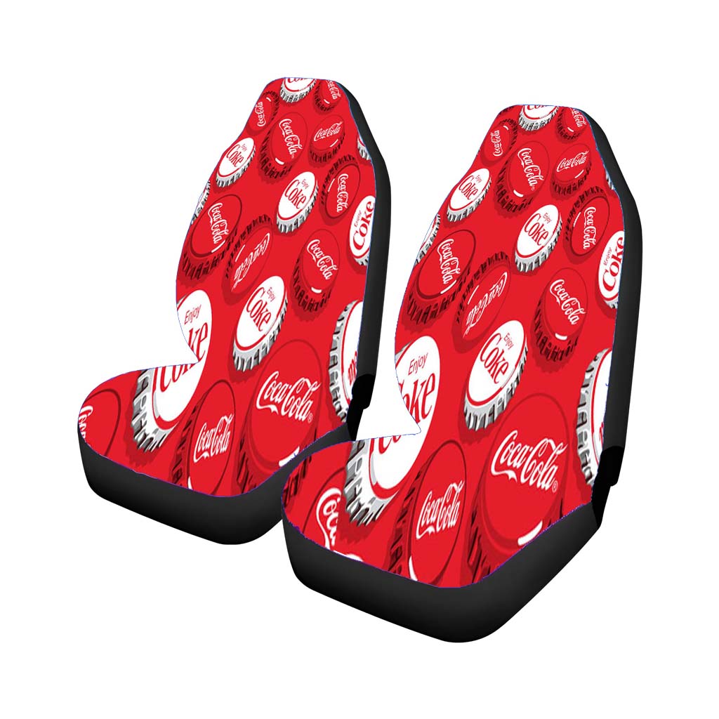 Coca-Cola Caps Rear Car Seat Covers