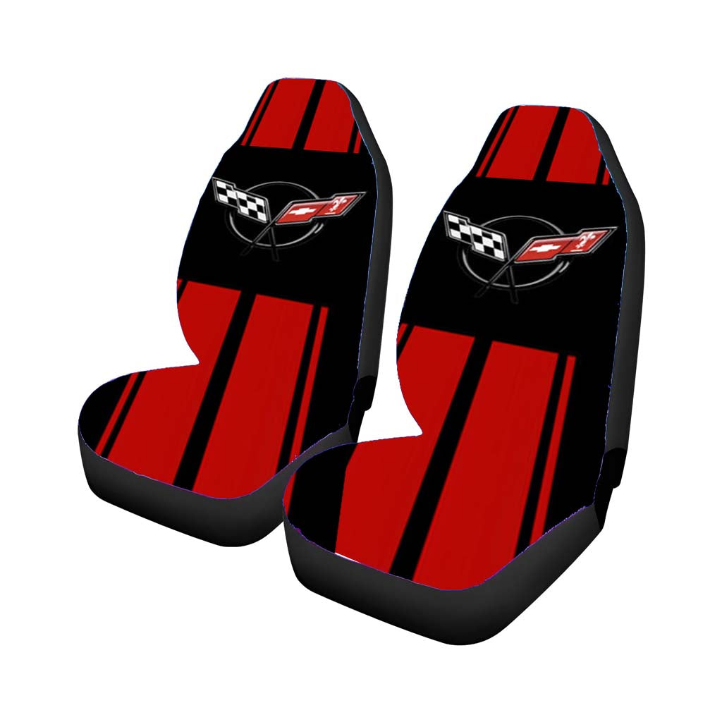 Corvette Stripe Rear Car Seat Covers