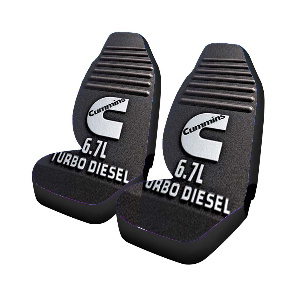 Cummins Turbo Diesel Engine Rear Car Seat Covers
