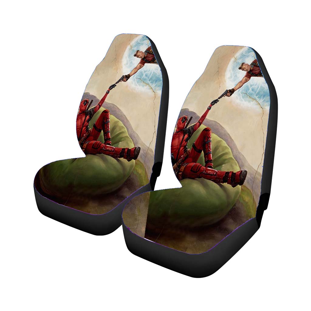 Deadpool 2 Art Rear Car Seat Covers