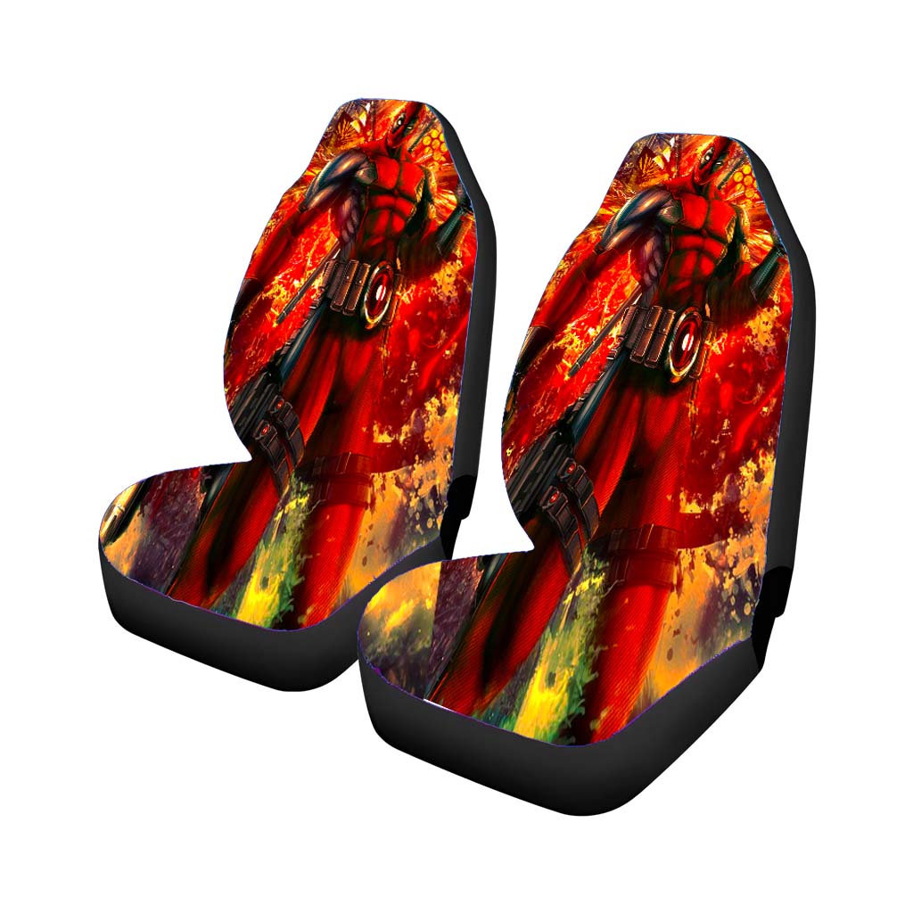 Deadpool Explode Rear Car Seat Covers