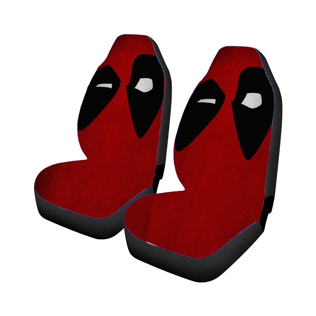 Deadpool Eyes Rear Car Seat Covers