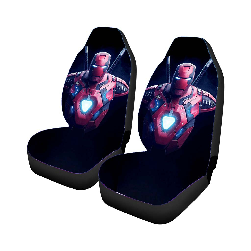 Deadpool Iron Man Suit Rear Car Seat Covers