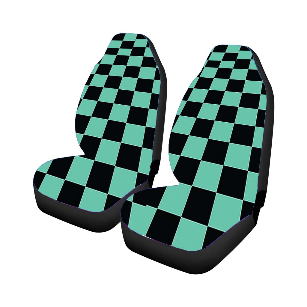 Demon Slayer Tanjiro Kamado Pattern Rear Car Seat Covers