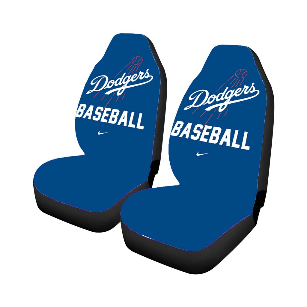Dodgers Baseball Team Rear Car Seat Covers