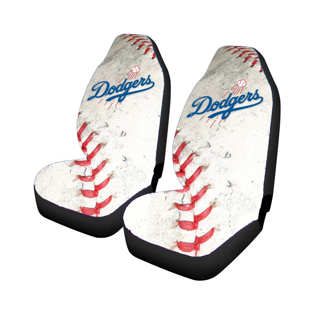Dodgers Logo Baseball Ball Rear Car Seat Covers